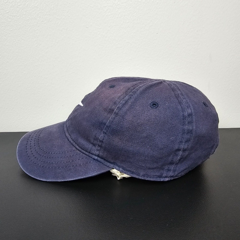 Nike Hat Cap Boys Strap Back Blue Swoosh Logo Casual Performance Sports Youth - Picture 3 of 9